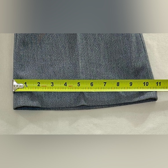 Express Editor Dress Pants Women Sz 14R Gray Mid Rise Straight Leg Pockets - Picture 7 of 7